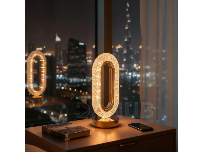 Stolní lampa - zlatá - nastavitelné barevné teploty, jas - akumulátorová - USB Stolní lampa - zlatá - nastavitelné barevné teploty, jas - akumulátorová - USB