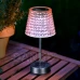 Solární stolní lampa – růžová – studená bílá LED – plast – 26 x 12 cm Solární stolní lampa – růžová – studená bílá LED – plast – 26 x 12 cm