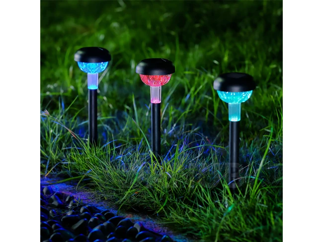 Zapichovací solární svítidlo – RGB LED – 7 x 30 cm – měnící barvu