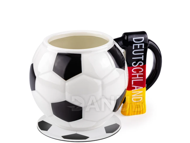 Fotbalový hrnek se šálou Německo a fotbalová podložka