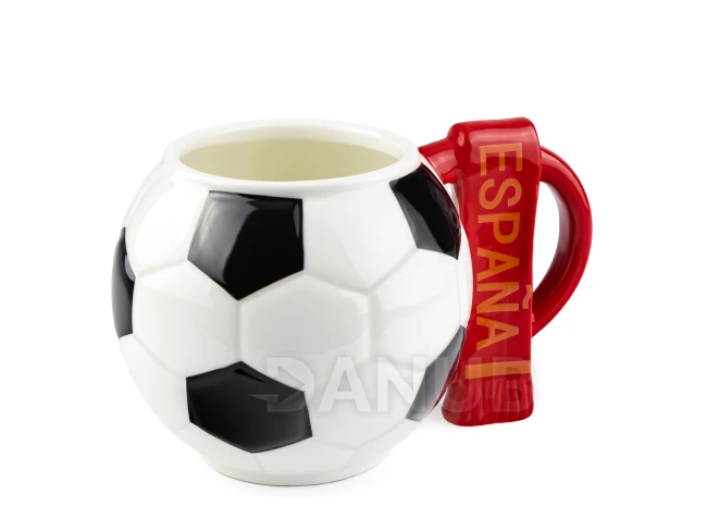 Fotbalový hrnek s fanouškovskou šálou - Španělsko
