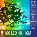 LED vánoční řetěz vnější i vnitřní - 16 m, RGB, ovladač, programy, časovač LED vánoční řetěz vnější i vnitřní - 16 m, RGB, ovladač, programy, časovač