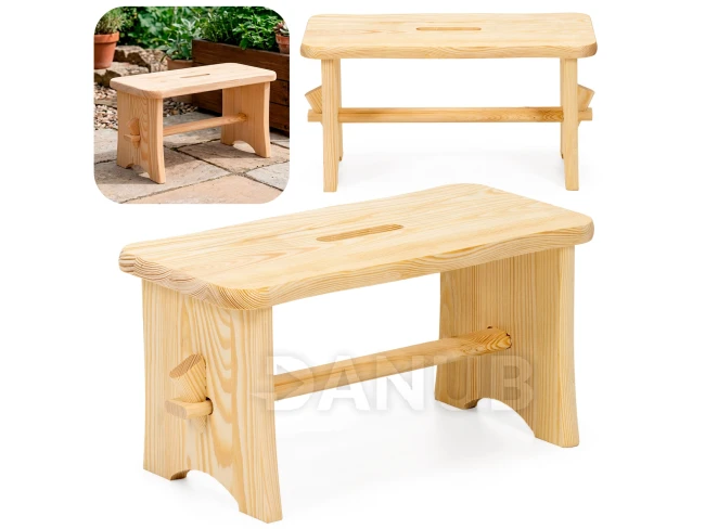 Židle 40x20x20 cm - světle hnědá