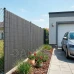PVC krycí clona na balkon, terasu a oplocení - 120 x 500 cm - tmavě šedá