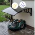 Garáž pro robotickou sekačku na trávu - černá/transparentní