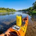 Vodotěsná taška/batoh - 10l - na SUP, kajaky, pláž, turistiku - žlutá Vodotěsná taška/batoh - 10l - na SUP, kajaky, pláž, turistiku - žlutá