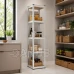 Regál - 180 x 40 x 40 cm - nosnost 500kg - MDF + pozinkovaná ocel