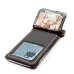 Vodotěsný obal na telefon - 23.5 cm - transparentní - černá/oranžová Vodotěsný obal na telefon - 23.5 cm - transparentní - černá/oranžová