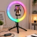RGB LED selfie kruhové světlo na stativu
