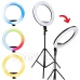 RGB LED selfie kruhové světlo - průměr 45cm RGB LED selfie kruhové světlo - průměr 45cm