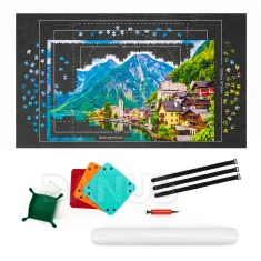 Skládací podložka na puzzle - 114x67cm - 1500 dílků