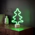 Neonová LED lampa - zelený stromeček - 3 x AA + USB - 18,5 x 8,5 x 28 cm Neonová LED lampa - zelený stromeček - 3 x AA + USB - 18,5 x 8,5 x 28 cm