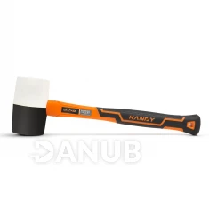 Gumové kladivo s rukojetí ze skleněného vlákna - 450 g