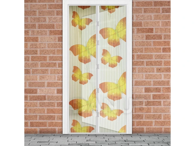 Síťka proti hmyzu na dveře - magnetická - 100 x 210 cm - motýlky Síťka proti hmyzu na dveře - magnetická - 100 x 210 cm - motýlky