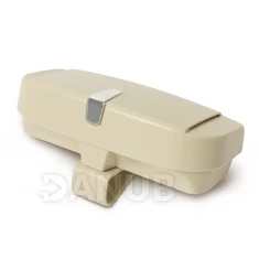 Držák na brýle a karty se skřipcem do auta - Béžová