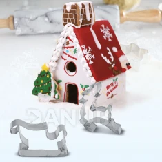 Forma na vykrajování - 3D perníkový domeček