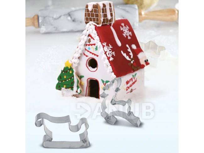 Forma na vykrajování - 3D perníkový domeček