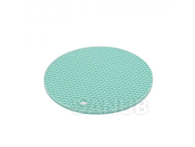 Silikonová podložka pod hrnec 18 cm - modrá