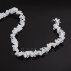 Bílá spirálová girlanda - 180 cm...