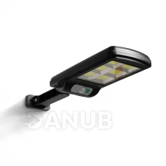 Solární reflektor s pohybovým senzorem - nástěnný - 6 LED