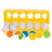 Montessori vajíčka - vzdělávací hra 12ks čísla