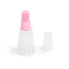 Silikonový štětec na olej - 60 ml - růžový
