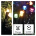 LED vánoční řetěz 2v1, 10 m, vnější i vnitřní, teplá bílá / multicolor, programy LED vánoční řetěz 2v1, 10 m, vnější i vnitřní, teplá bílá / multicolor, programy