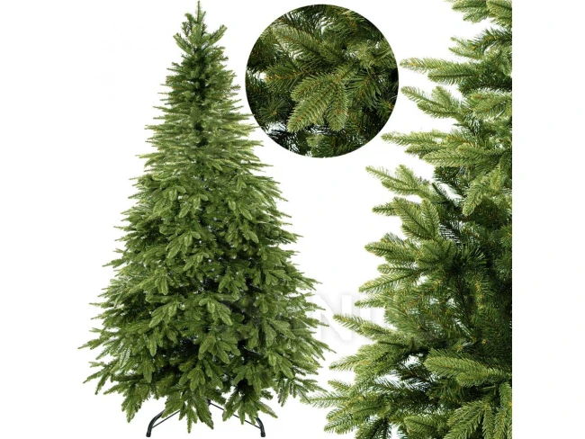Umělý vánoční stromeček - 200cm - přírodní smrk premium, PE