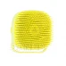 Silikonový kartáč na mytí koček a psů žlutý
