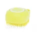 Silikonový kartáč na mytí koček a psů žlutý