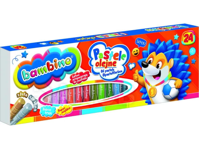 BAMBINO olejové pastelky 24 barev