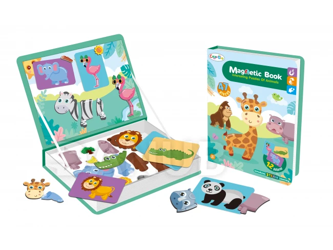 Magnetická puzzle skládačka - Safari
