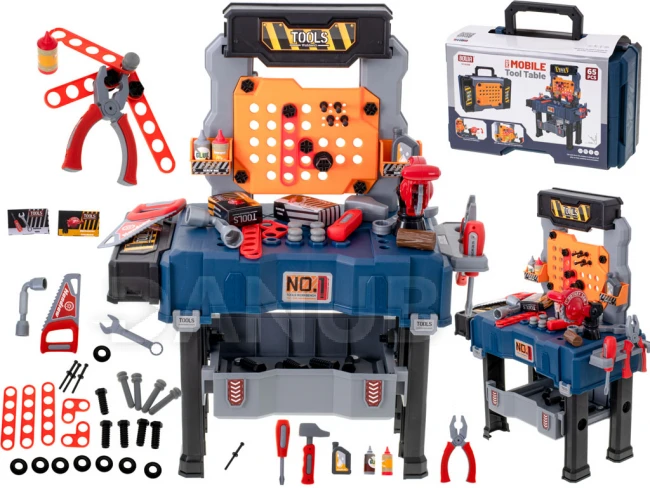 Dílenský stůl + nářadí 65 ks