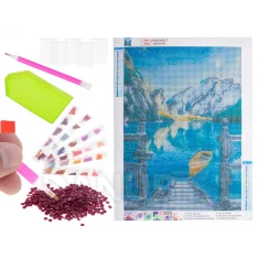 Diamantové malování souprava 5D jezero