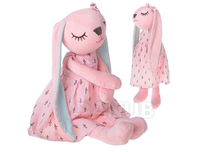 Plyšový zajíček růžový 52 cm