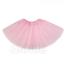 Tylová sukně růžová