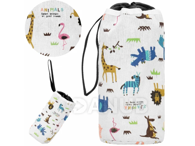 kapsa na hračky se stahovací šňůrkou - bílá