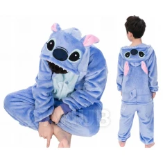 Plyšový overal Kigurumi - vzor Stitch - 120 -130cm