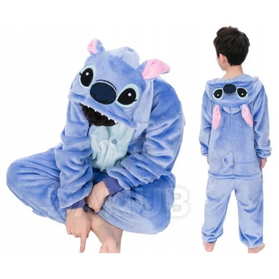 Plyšový overal Kigurumi - vzor Stitch - 120 -130cm