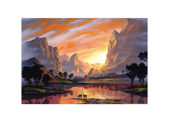 Diamantové malování - výšivka - 30x40 cm - krajinka III
