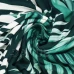 Návlek na židli univerzální - tropické listy na zelené
