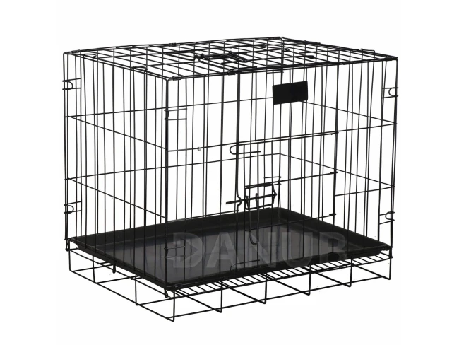 Chovatelská klec pro zvířata - skládací - 60 x 50 x 42 cm - S - černá Chovatelská klec pro zvířata - skládací - 60 x 50 x 42 cm - S - černá