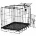 Chovatelská klec pro zvířata - skládací - 60 x 50 x 42 cm - S - černá Chovatelská klec pro zvířata - skládací - 60 x 50 x 42 cm - S - černá