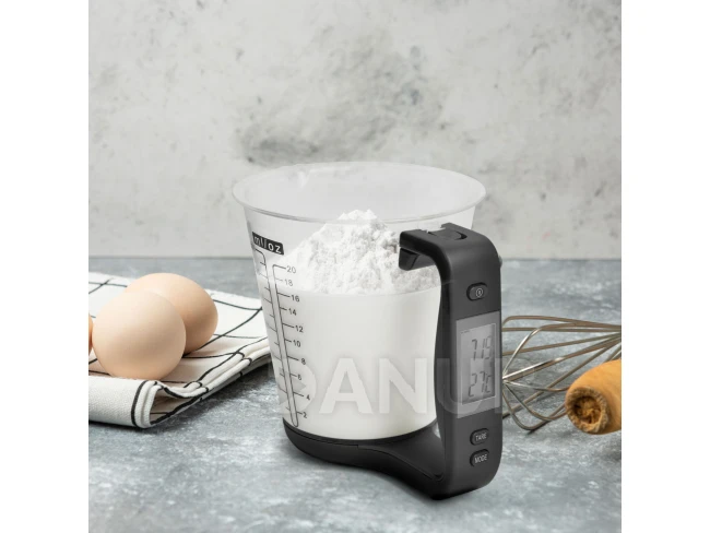 Digitální kuchyňská odměrka - na baterie - 600 ml