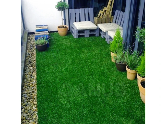 Dlaždice s umělou trávou - 30 x 30 cm - 6 ks / balení