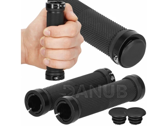 Rukojeti na řidítka kola - protiskluzová - 2ks