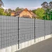 Stínicí plotové pásky a klipy (20ks) - PVC - 35m x 4,75cm - 450 g/m2 - světle šedá Stínicí plotové pásky a klipy (20ks) - PVC - 35m x 4,75cm - 450 g/m2 - světle šedá