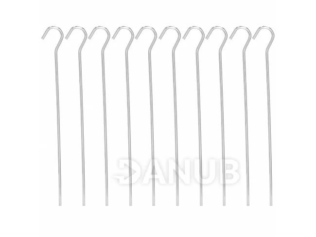 Stanové kolíky 31cm - 10 ks - ocelové