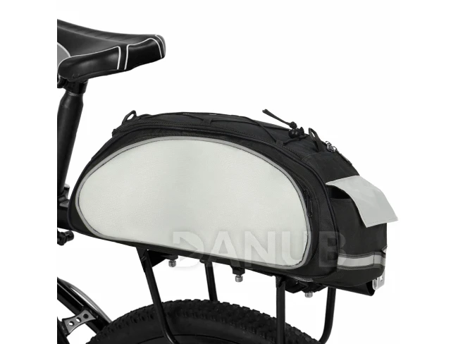 Taška na kolo - 14L - šedo-černá