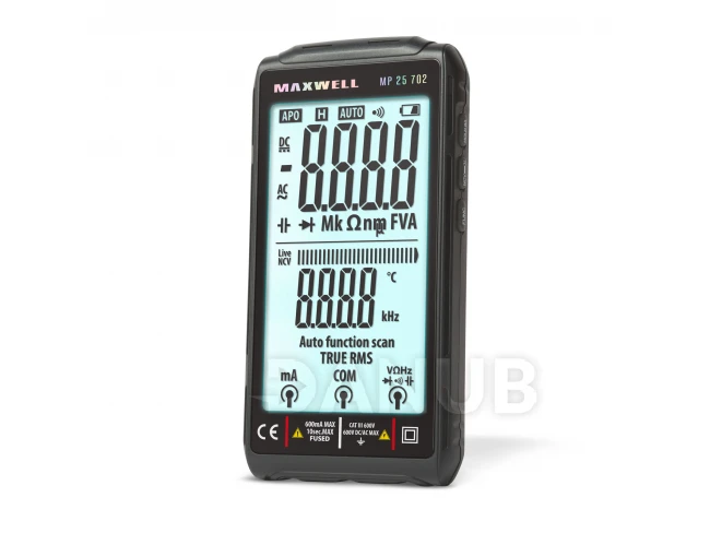 Automatický "FullScreen" multimetr - 4,2" - s akumulátorem - Type-C